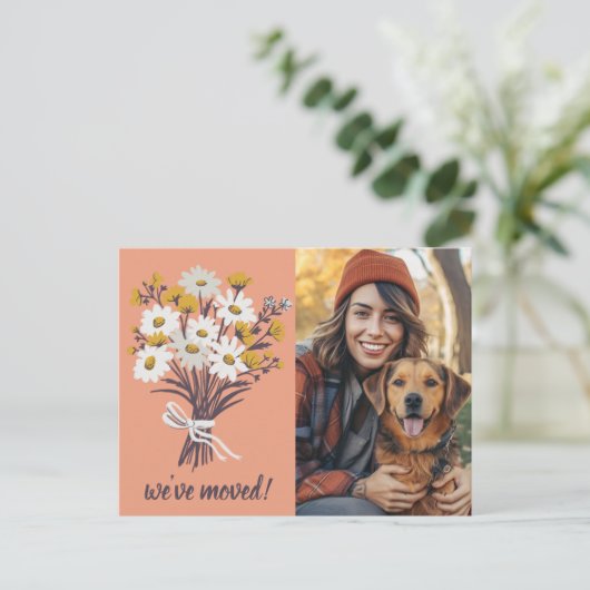 We hebben aangepaste foto Wildflower boeket verpla Briefkaart (Staand voorkant)