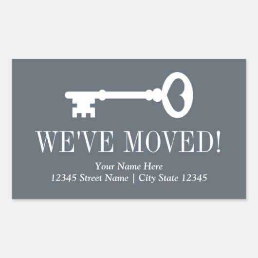 We hebben aangepaste sleutel bewegende stickers v (Voorkant)