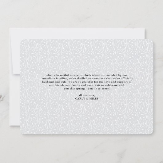 We hebben | Aankondiging van het huwelijk in Bruss (Achterkant)