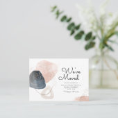 We hebben Abstract verhuisd nieuw adres Visitekaartje (Staand voorkant)