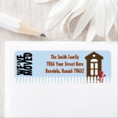 We hebben Adresetiketten House en Picket Fence ver Etiket (Insitu)