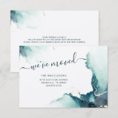 We hebben adreswijziging verplaatst (Voorkant / Achterkant)