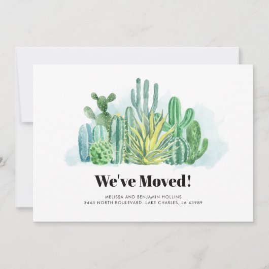 We hebben adreswijziging verplaatst aankondiging (Voorkant)