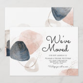 We hebben adreswijziging verplaatst aankondiging (Voorkant / Achterkant)