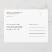 We hebben adreswijziging verplaatst aankondigingskaart (Achterkant)