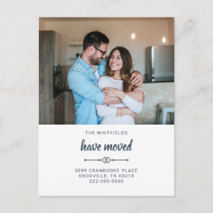 We hebben adreswijziging verplaatst aankondigingskaart