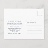 We hebben adreswijziging verplaatst aankondigingskaart (Achterkant)