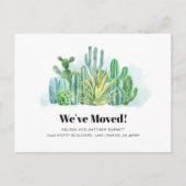 We hebben adreswijziging verplaatst aankondigingskaart (Voorkant)