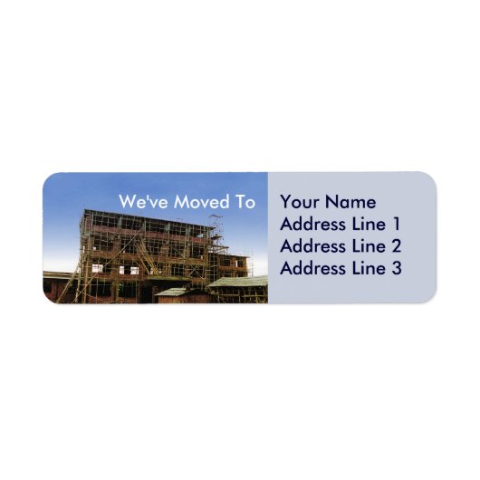 We hebben adreswijzigingsbladen van het label verp (Voorkant)