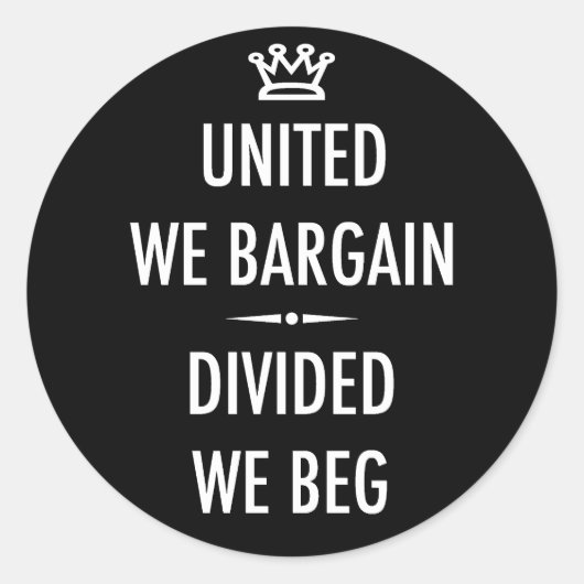 We hebben afgesproken ronde sticker (Voorkant)