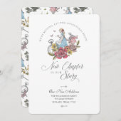 We hebben Alice in Wonderland verplaatst Aankondiging (Voorkant / Achterkant)