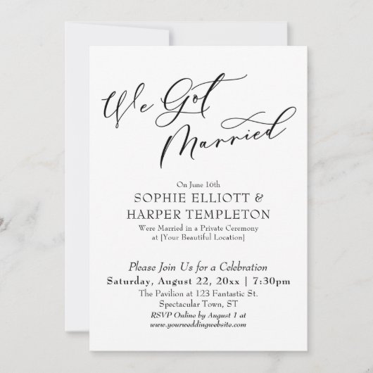 We hebben alleen gehuwde , eenvoudige opname kaart (Voorkant)