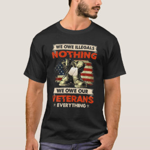 We hebben alleen illegalen... maar we zijn onze ve t-shirt