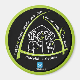 We hebben allemaal dezelfde 4,3-inch Ronde Magnet