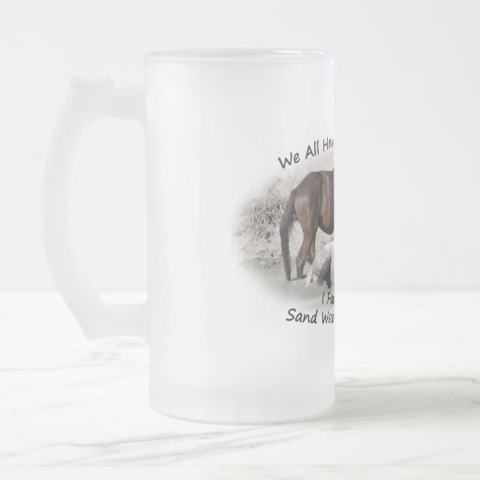 We hebben allemaal die ene vriend matglas bierpul (Links)