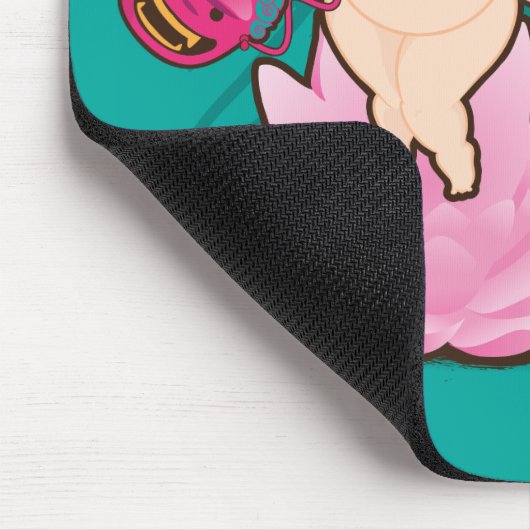 We hebben allemaal een masker draag muismat (Hoek)