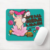 We hebben allemaal een masker draag muismat (Met muis)