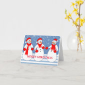 "WE HEBBEN ALLEMAAL EEN MISTLETOE-KAART NODIG" KAART (Gele Bloem)