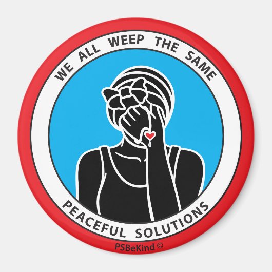 We hebben allemaal hetzelfde 1 Red_3" magneet (Voorkant)