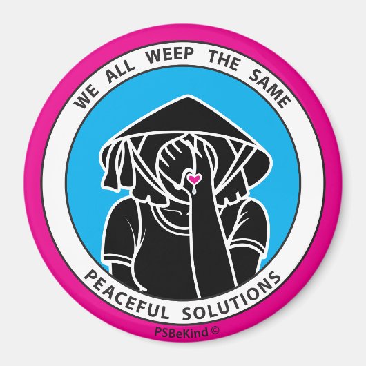 We hebben allemaal hetzelfde 4-roze-3-inch magneet (Voorkant)