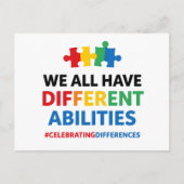 We Hebben Allemaal Verschillende Vaardigheden Awar Briefkaart (Voorkant)