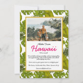 We hebben Aloha uit Tropische Bladeren in Hawaï ge Aankondiging (Voorkant)