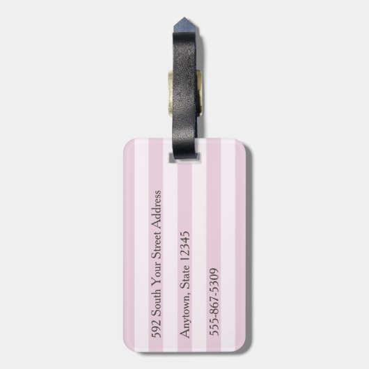 We hebben altijd een Bagagelabel in Parijs (Achterkant verticaal)