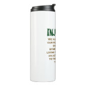 We hebben altijd recht op gerechtigheid - onrecht  thermosbeker (Gedraaid links)