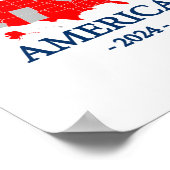 We hebben Amerika 2024 gered Poster (Hoek)