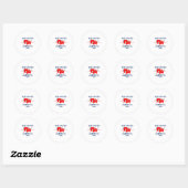 We hebben Amerika 2024 gered Ronde Sticker (Vel)
