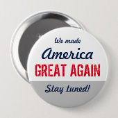 We hebben Amerika weer een mooie, aangepaste verkl Ronde Button 4,0 Cm (Voorkant /achterkant)
