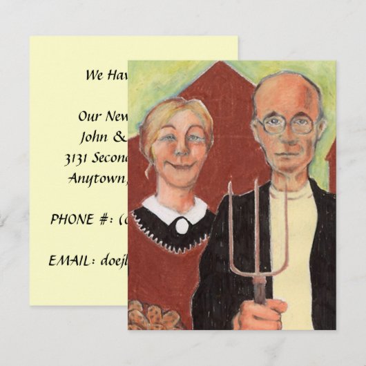 We hebben Amerikaanse Gothic Ranch aangekondigd Aankondiging (Voorkant / Achterkant)