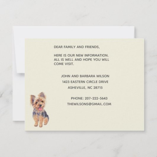 We hebben Avatar Family Dog Makes Moving Aankondiging (Achterkant)