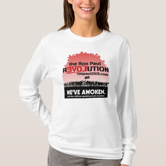 We hebben Awoken Ron Paul Shirt (Voorkant)