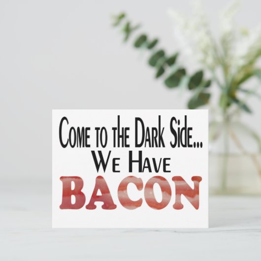 We hebben Bacon Briefkaart (Staand voorkant)