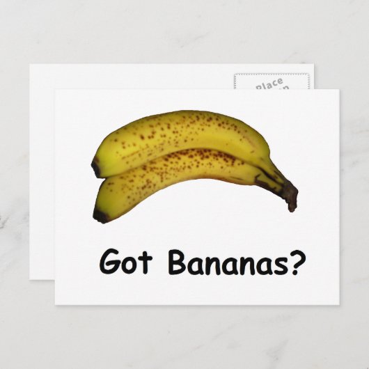 We hebben bananen briefkaart (Voorkant / Achterkant)