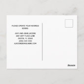 We hebben Beach Home New Address Coastal Photo Briefkaart (Achterkant)