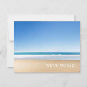 We hebben Beach Home New Address verplaatst Aankondiging