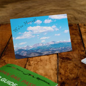 We hebben bergen New Address Announcement verplaat Aankondigingskaart