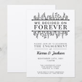 We hebben beslist over de uitnodiging van het Verl (Voorkant / Achterkant)