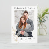 We hebben besloten om de Verloving van de Foto's v Kaart (Staand voorkant)