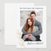 We hebben besloten om de Verloving van de Foto's v Kaart (Voorkant / Achterkant)