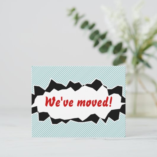 We hebben bewegende briefkaarten verplaatst | geri (Staand voorkant)