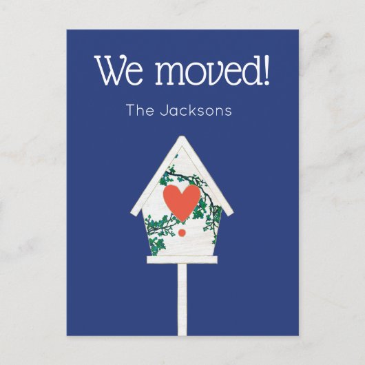 We hebben Birdhouse Briefkaart verplaatst (Voorkant)