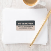 We hebben Black Pastel Paars New Address Label ver (Insitu)
