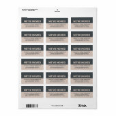 We hebben Black Pastel Paars New Address Label ver (Full Sheet)