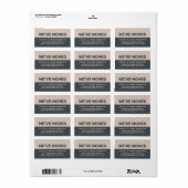 We hebben Black Pastel Paars New Address Label ver (Full Sheet)