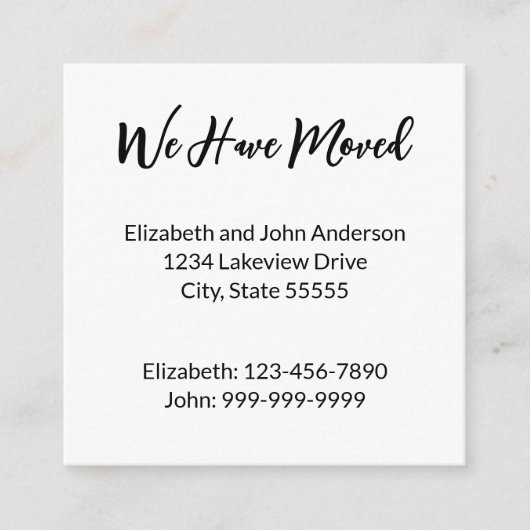 We hebben Black Script en bewegende aankondiging v (Voorkant)