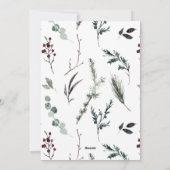 We hebben Black Winter Moving Announcement verplaa Feestdagenkaart (Achterkant)