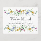 We hebben Bloemen verplaatst Aankondigingskaart (Voorkant)